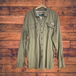 5 for $25🔥Magellan Tan Sportswear Long Sleeve Relaxed Fit Shirt 2XL‎